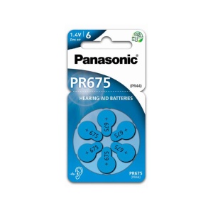 Pilas para audiología Panasonic PR-675 en GE Photo